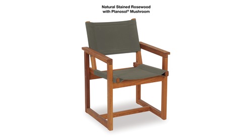 E2 Outdoor Chair - Rosewood Natural